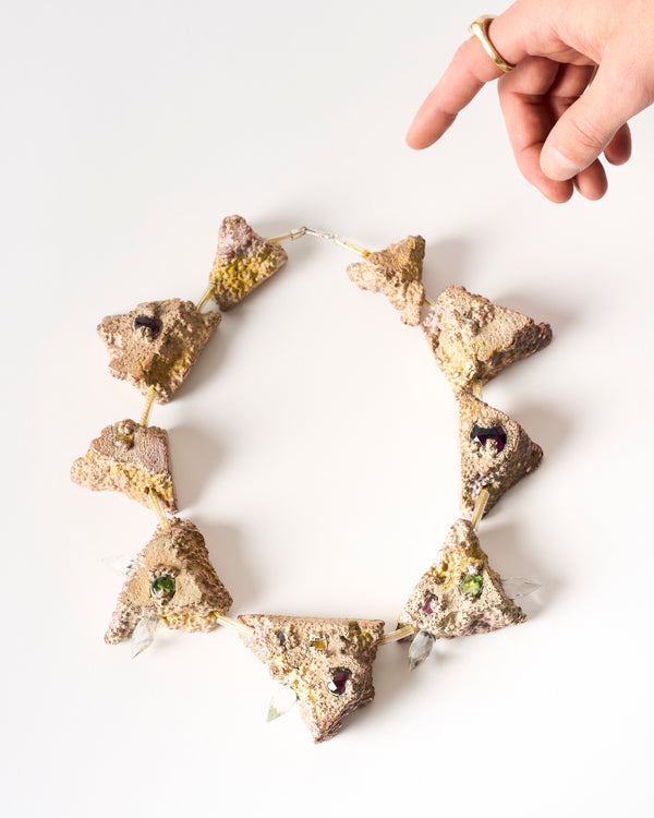 Polly Dymond – 'Fools Pearls', Neckpiece (Akoya), 2023