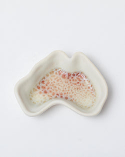 Christopher Plumridge  — Small 'Australia' Deep Dish in Red and White