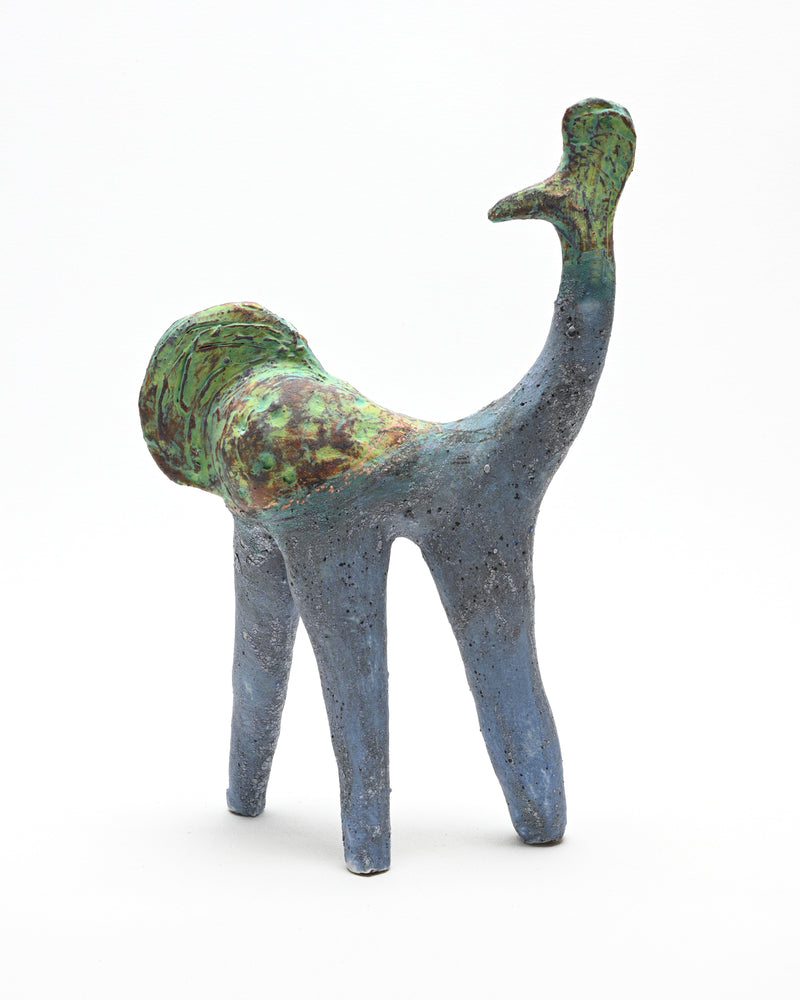 Lilach Mileikowski — 'In Canaanite Land' in Blue and Green, Sculpture, 2025