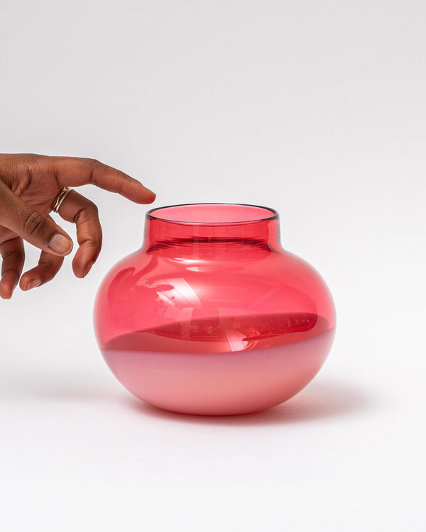 Amanda Dziedzic — 'Moonage Vase' in Ruby