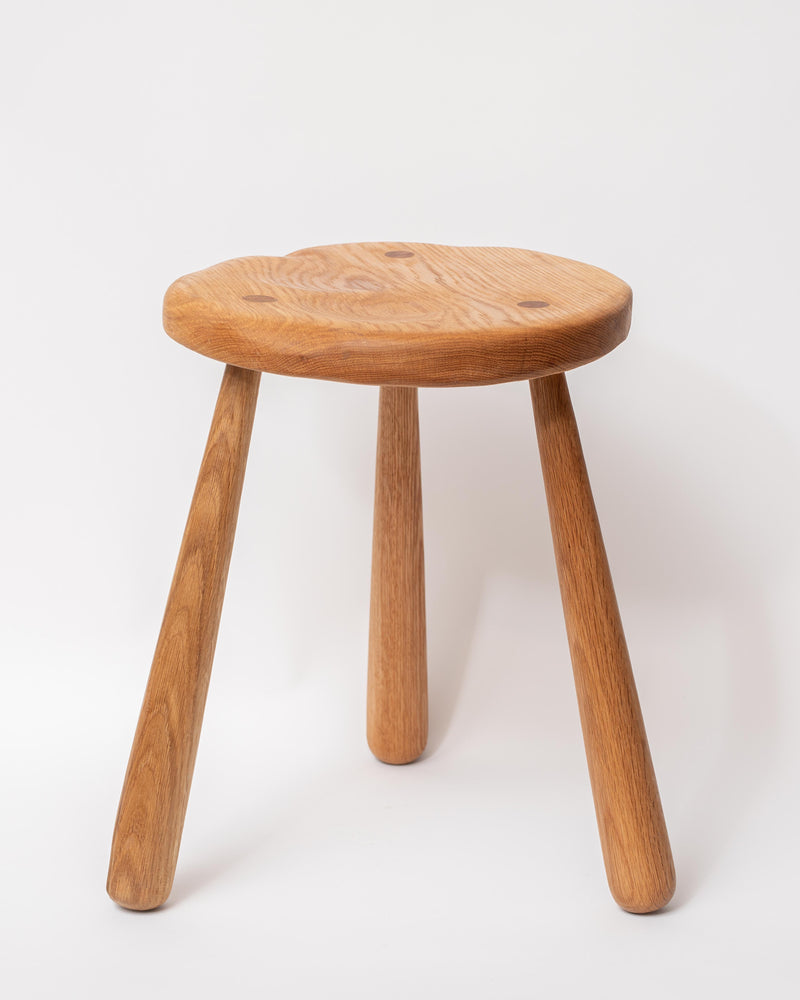 Clare Hermon — Wooden 'Story Telling' Stool #1, 2024