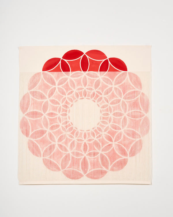 Lucia Dohrmann — '48 Overlapping Circles - Warp', Textile Artwork, 2025