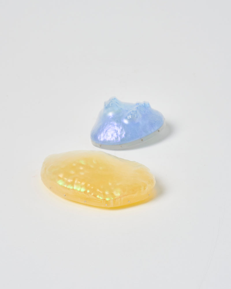 Katherine Hubble — 'Lustre Series',  Shell Brooch in Light Blue