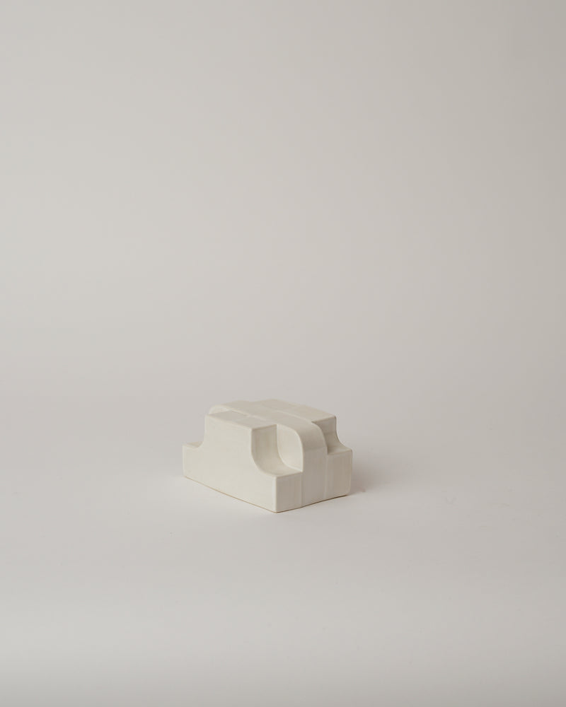 Ella Reweti — 'Observation City #6' Sculpture in White Gloss