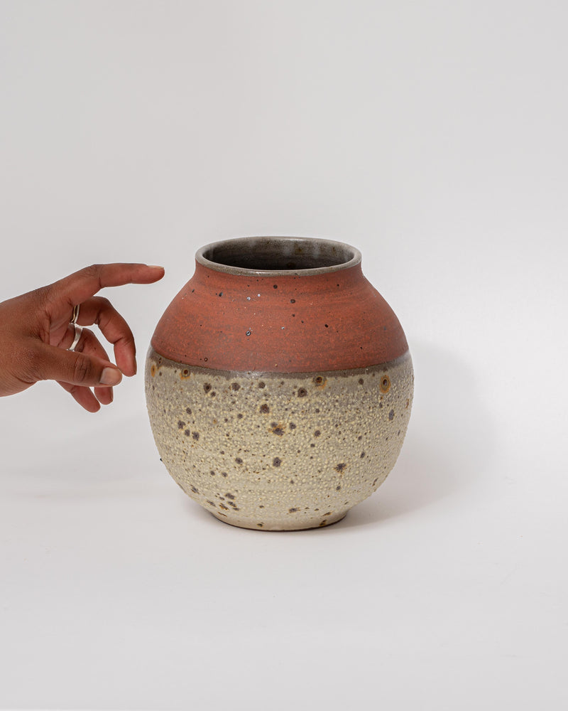 Christopher Plumridge  — Terracotta Moon Jar Vase
