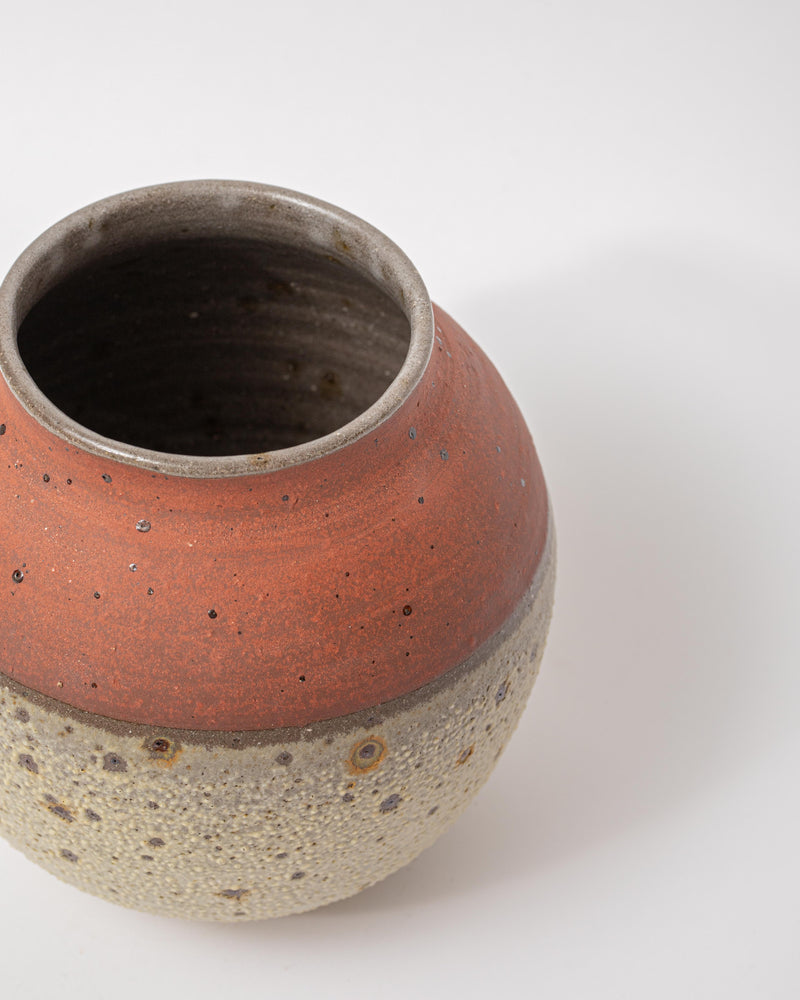 Christopher Plumridge  — Terracotta Moon Jar Vase