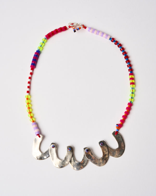 Christina Darras — Short 'Scribble Wiggle' Necklace