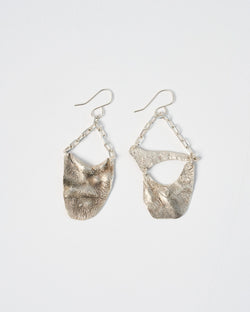 Celia Dottore — 'Meld Lunar' Earrings in Silver