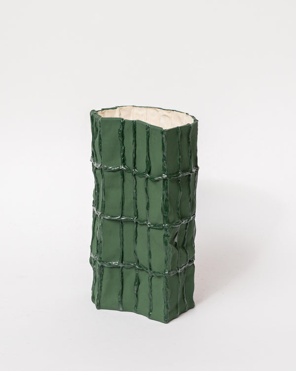 Lucy Tolan — Tile Vessel in Moss Green