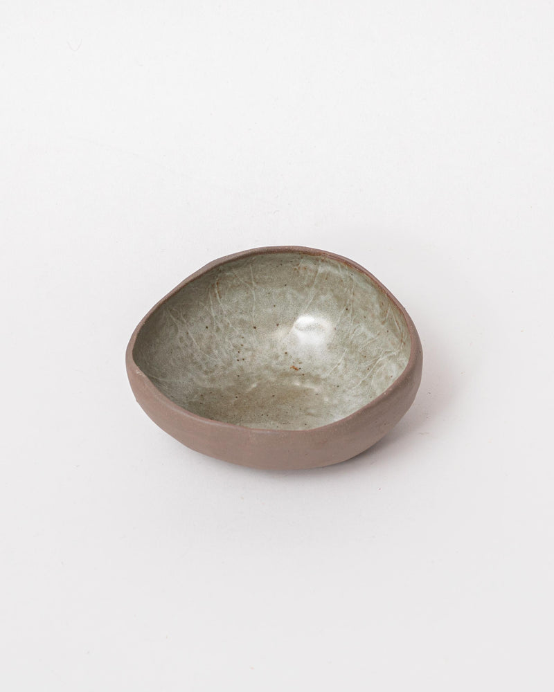 Tracy Muirhead —  Small 'Pebble Bowl' in Muted Grey Burnt Earth