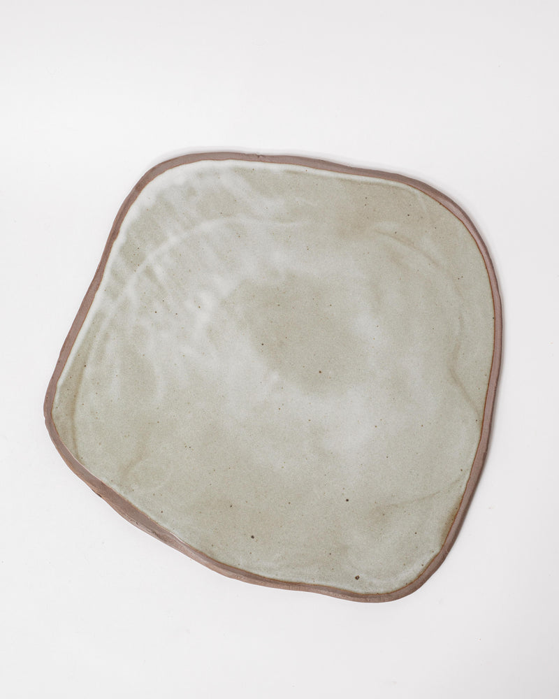 Tracy Muirhead —  Extra Large 'Flat Platter' in Muted Grey