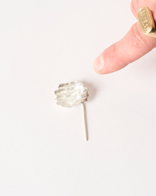 Emily O'Brien – 'Chip on the Shoulder', Medium Pin in Silver