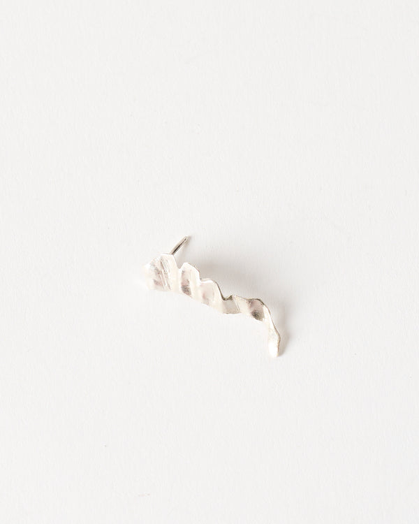 Emily O'Brien – 'Cheap as Chips' Earring in Silver