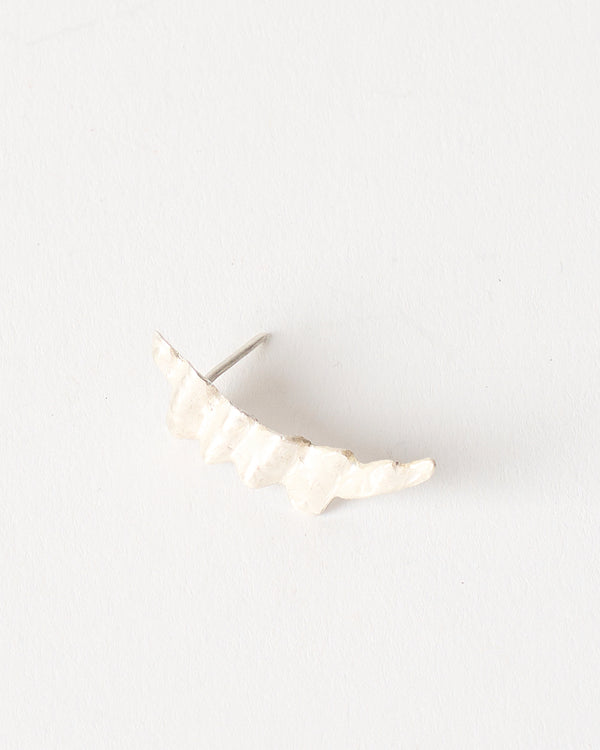 Emily O'Brien – 'Cheap as Chips' Earring in Silver