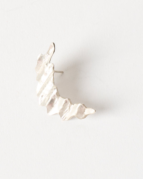 Emily O'Brien – 'Cheap as Chips' Earring in Silver