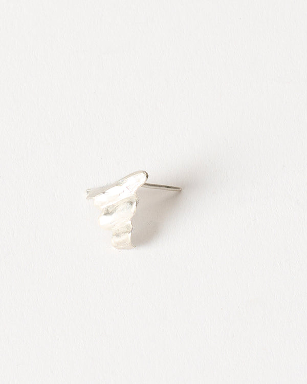 Emily O'Brien – 'Cheap as Chips' Earring in Silver