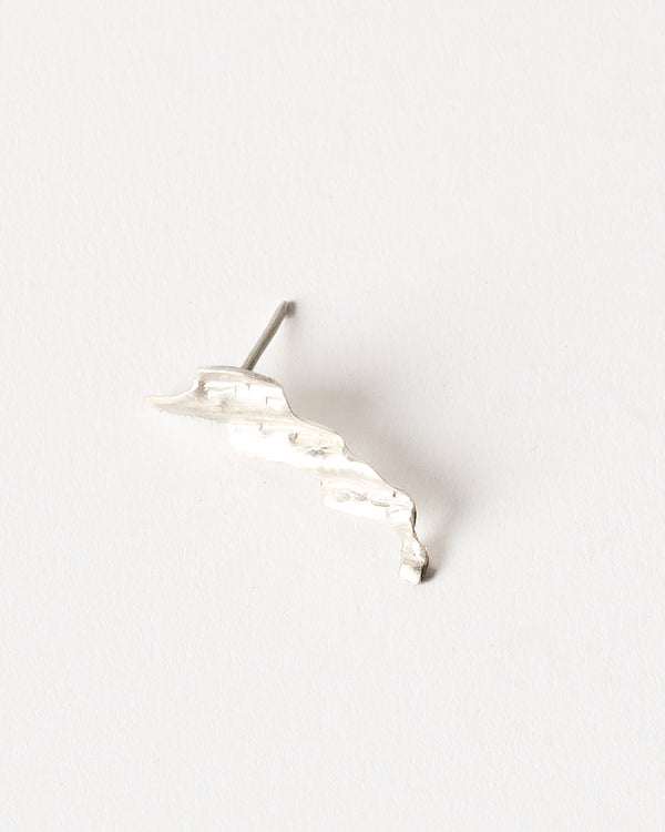 Emily O'Brien – 'Cheap as Chips' Earring in Silver