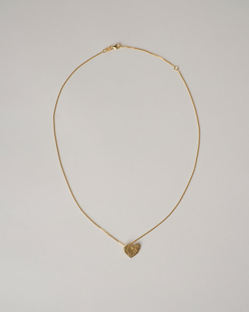 ZIPEI — 'Written in Heart ' Necklace in Gold