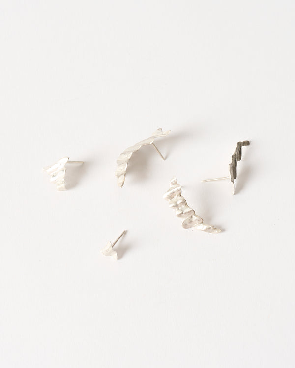 Emily O'Brien – 'Cheap as Chips' Earring in Silver