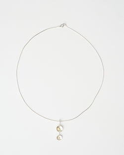 Shimara Carlow — 'Double Lunar' Pendant Necklace