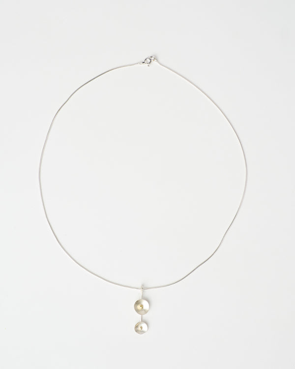 Shimara Carlow — 'Double Lunar' Pendant Necklace