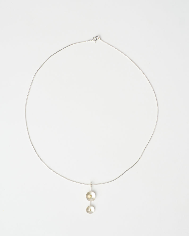 Shimara Carlow — 'Double Lunar' Pendant Necklace