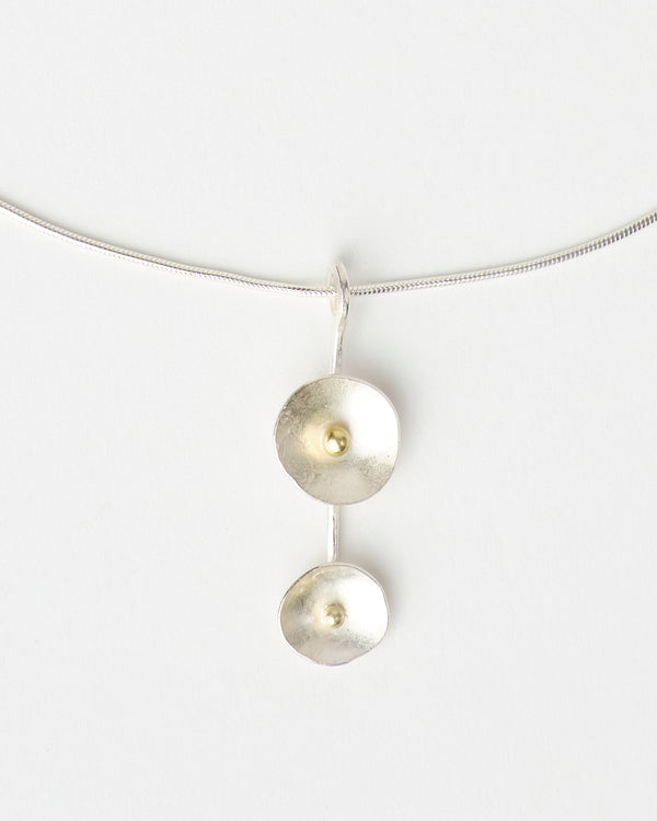 Shimara Carlow — 'Double Lunar' Pendant Necklace