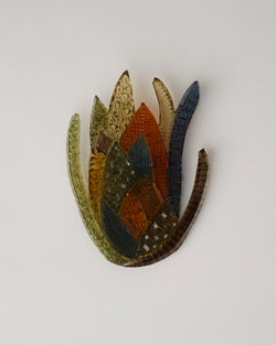 Kath Inglis  — 'Protea - Green and Blue' Brooch