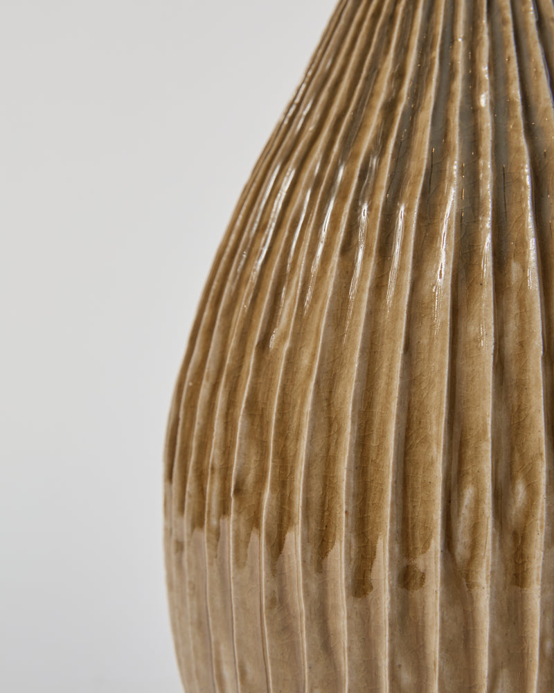 Terunobu Hirata — Crane Neck Vase in Ash Glaze