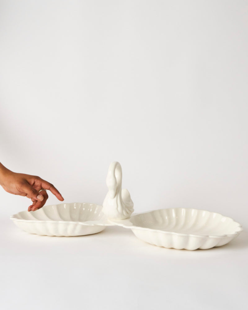 Claire Ellis – 'Service! Swan Duo Dish', 2024