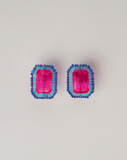 Kath Inglis  — 'Mega Gem Studs - Windex and Pink' Earrings