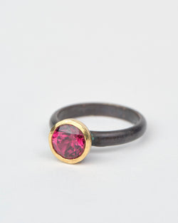 Shimara Carlow — Pink Rhodalite Garnet Ring