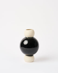 Christopher Plumridge  —  'Sphere' Vase in Black and White