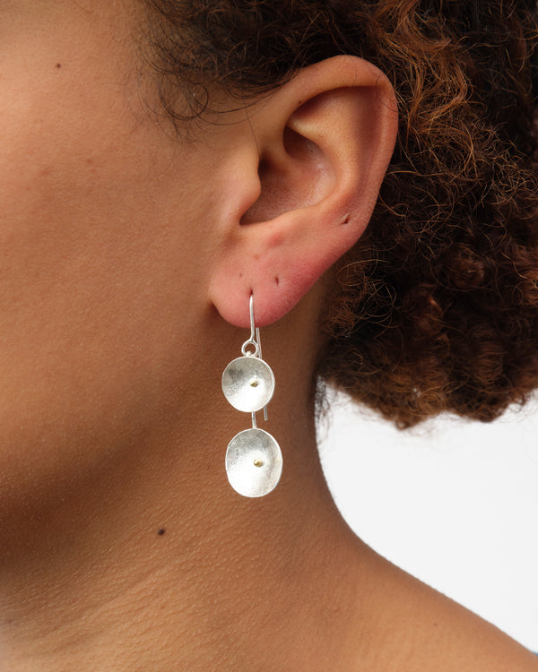 Shimara Carlow — 'Lunar' Drop Earrings