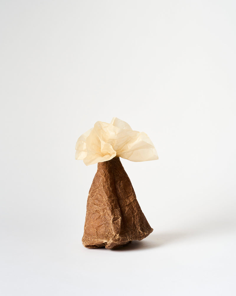 DNJ Paper – 'Medium Gathering' Vase in Cedar Bark