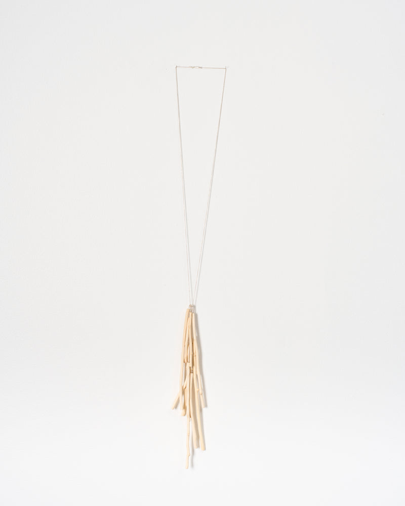 Sarah Lockey – 'A Brushing of Branches' Series, Necklace with Silver Branch, 2024