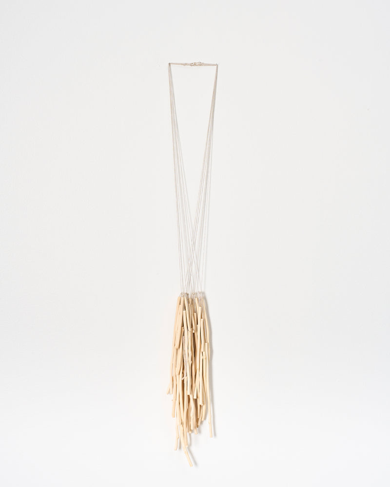 Sarah Lockey – 'A Brushing of Branches' Series, Necklace with Silver Branch, 2024