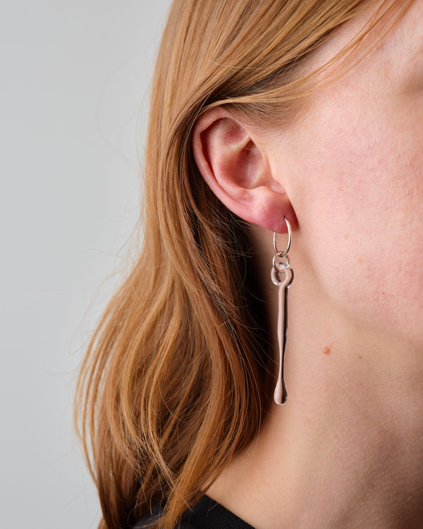 Bobby Corica  — 'Gravitas' (Pair) Earrings with Glass