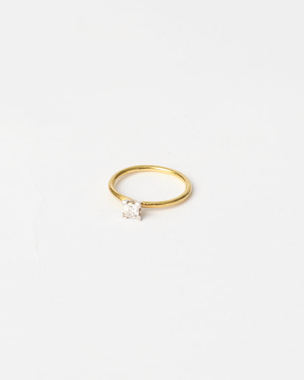 Shimara Carlow — Princess Cut Diamond Ring in 18k Gold