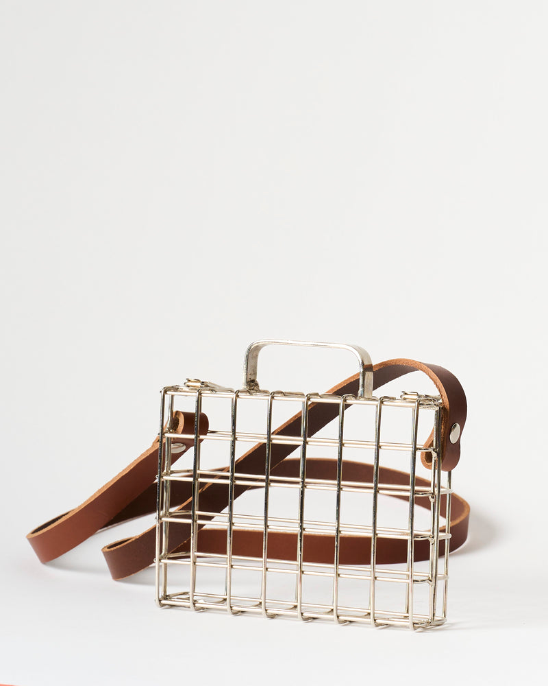 Ash Allen – 'Small Brief' Handbag with Leather Strap