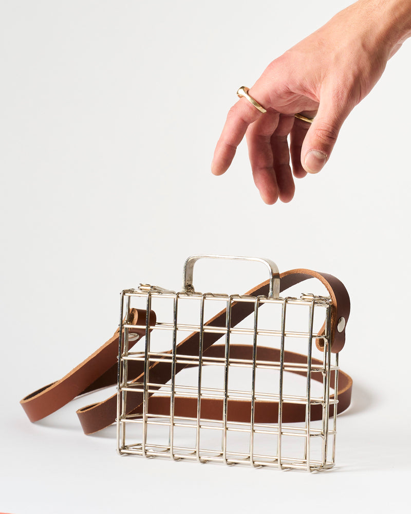 Ash Allen – 'Small Brief' Handbag with Leather Strap