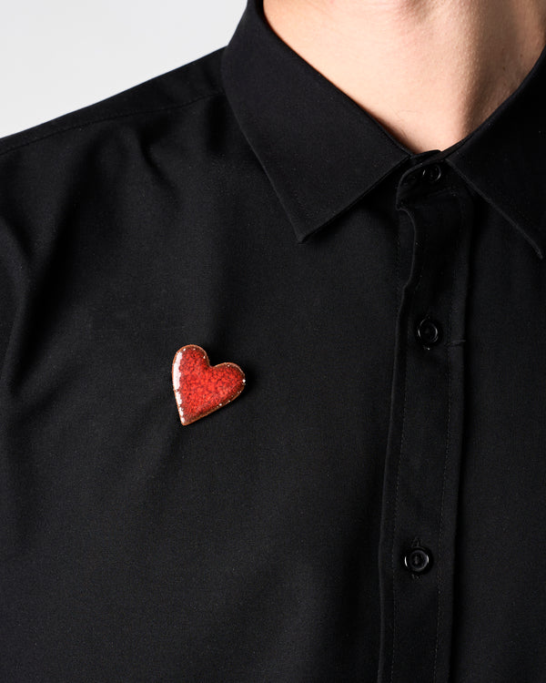 ZARIĆ Jewellery — 'LOVESICK' (Mini) Brooch in Valentine Red