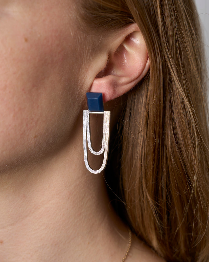 Lauren Trojkovic — 'Oval Drop' Earrings