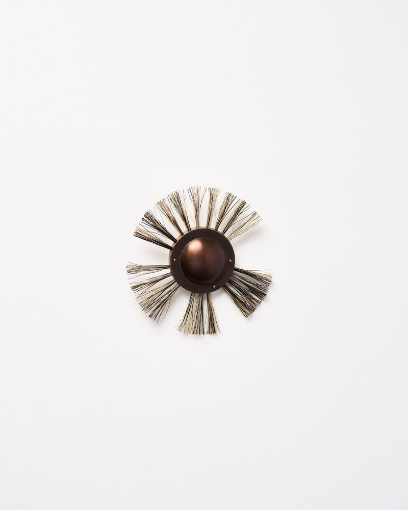 Anke Kindle – 'Kugelscrubber' Mini Brooch in Grey