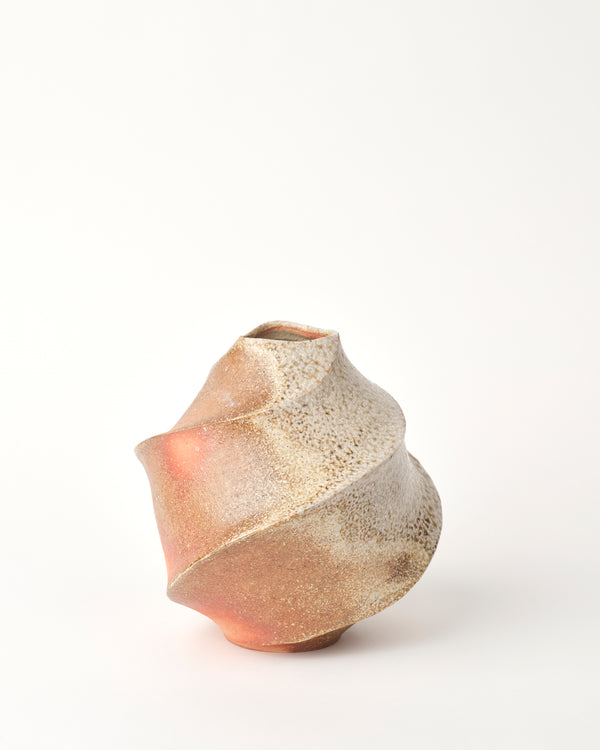 Terunobu Hirata — Wood Fired Twist Vase