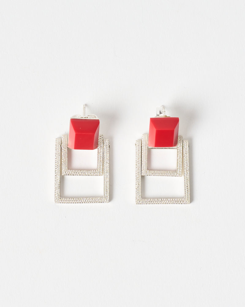 Lauren Trojkovic — 'Square Drop' Earrings