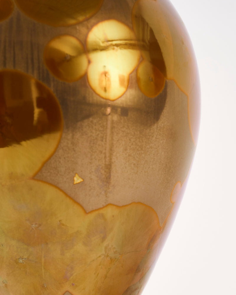 Ted Secombe — Crystalline Glaze Vase, 'Rose Gold'