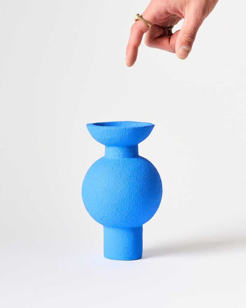 Clae Studio  — 'Heirloom' Sculptural Vessel in Klein Blue