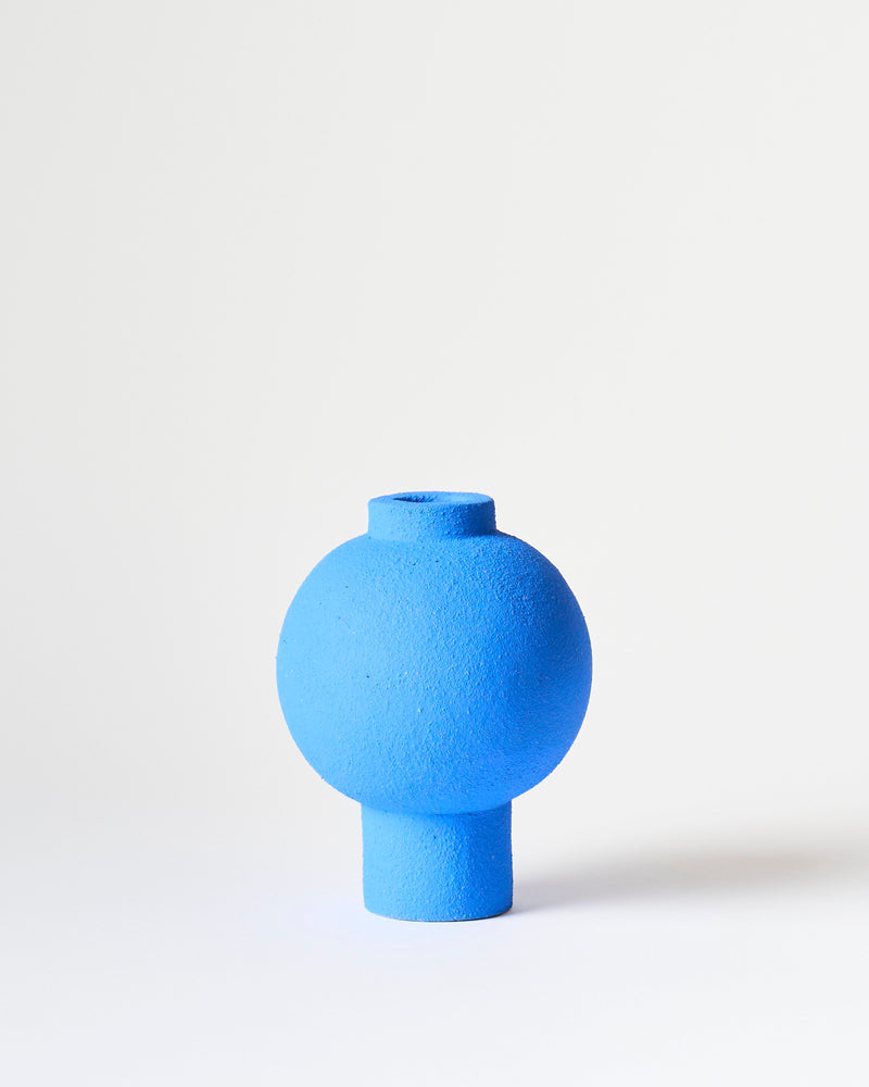 Clae Studio  — 'Moon' Sculptural Vessel in Klein Blue