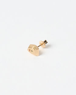 Lauren Trojkovic — 'Crystalline VIII' Stud in Gold with Sapphires